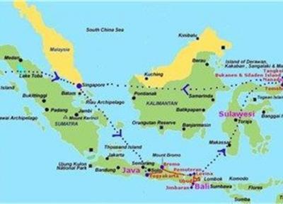 6 کشته و 7 مفقود در آتش سوزی کشتی در اندونزی