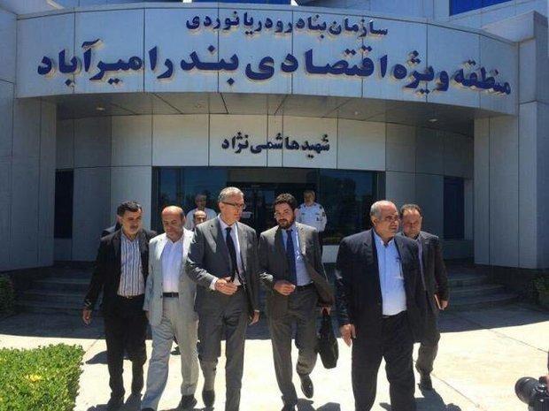 هیئت گردشگری ایتالیایی از منطقه ویژه امیرآباد بازدید کرد هیئت گردشگری ایتالیایی از منطقه ویژه امیرآباد بازدید کرد