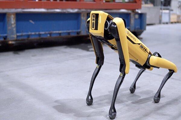 سگ رباتیک به دکل نفتی می رود