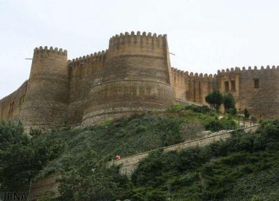 خسارت زلزله به قلعه فلک الافلاک لرستان