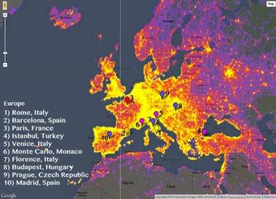 گوگل نقشه محبوب ترین شهرهای دنیا را ارائه کرد